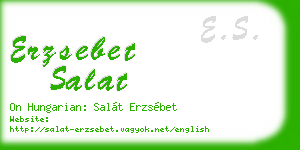 erzsebet salat business card